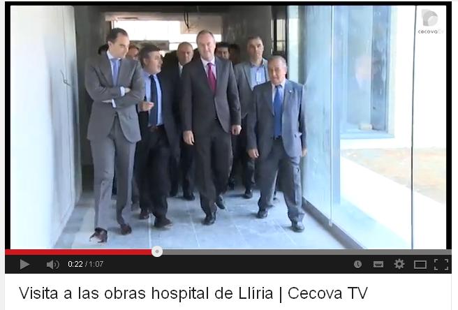 Vídeo- Visita a las obras del nuevo Hospital de Llíria